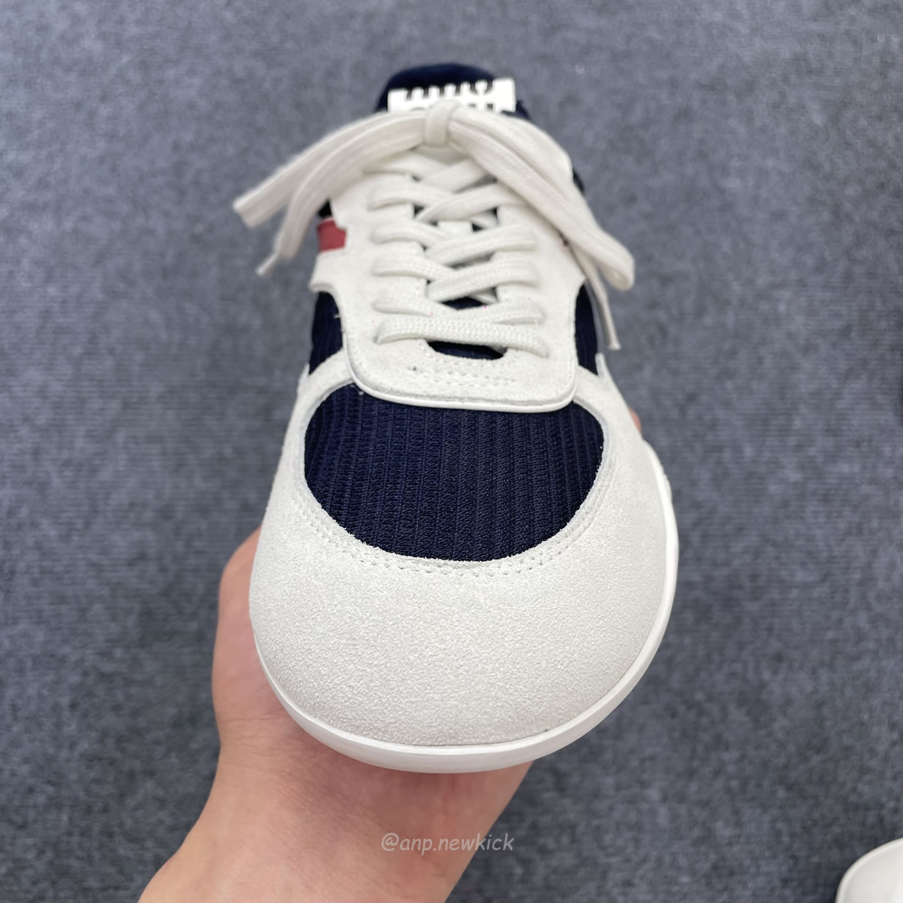 Miu Miu Baltic Blue Amaranth Suede Sneakers (3) - www.newkick.org